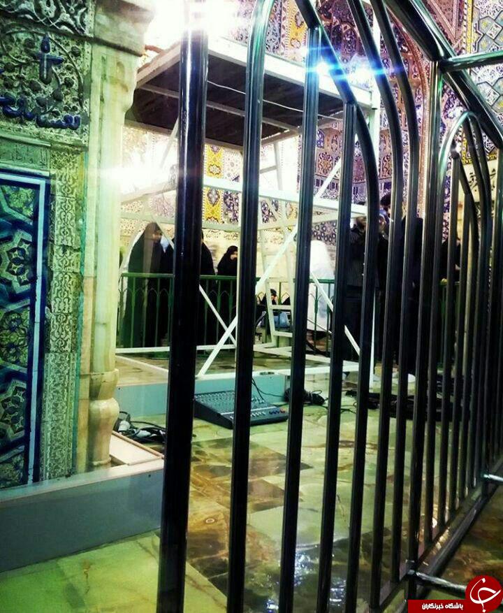 آرامگاه ابدی آیت الله واعظ طبسی در مجاورت بارگاه رضوی+ عکس