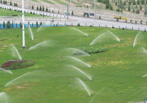 آبیاری 100 درصدی فضای سبز با آب غیر شرب