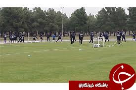 مجیدی در تمرین استقلال آفتابی شد