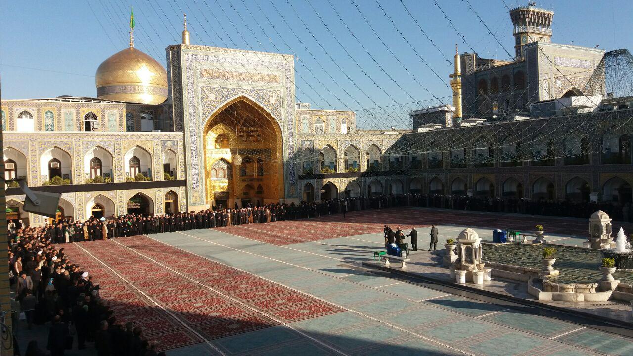 برگزاری مراسم خطبه خوانی در حرم مطهر امام رضا(ع)