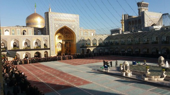 برگزاری مراسم خطبه خوانی در حرم مطهر امام رضا(ع)