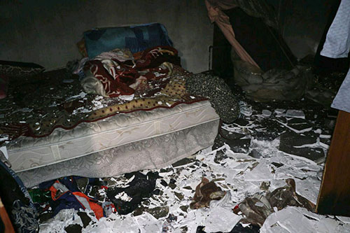 مهار حریق ساختمان مسکونی در مشهد جان 9 نفر را نجات داد + تصویر