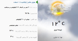 هوای نسبتا سرد در ارومیه