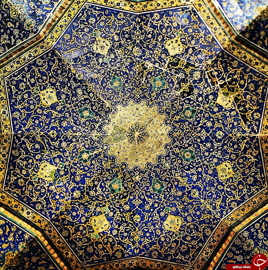 دیدن نقش نگار مساجد ایران هیپنوتیزم کننده است+تصاویر