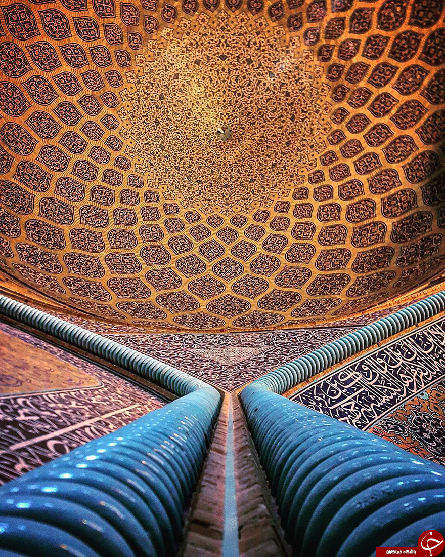 دیدن نقش نگار مساجد ایران هیپنوتیزم کننده است+تصاویر
