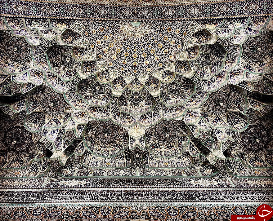دیدن نقش نگار مساجد ایران هیپنوتیزم کننده است+تصاویر