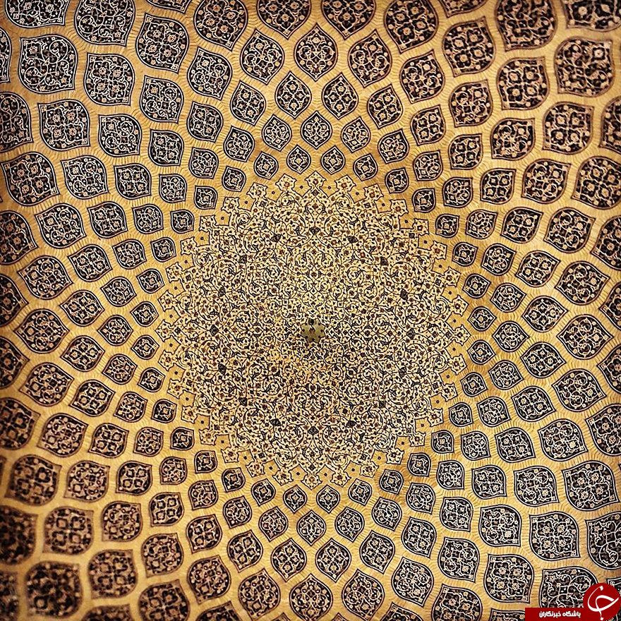 دیدن نقش نگار مساجد ایران هیپنوتیزم کننده است+تصاویر