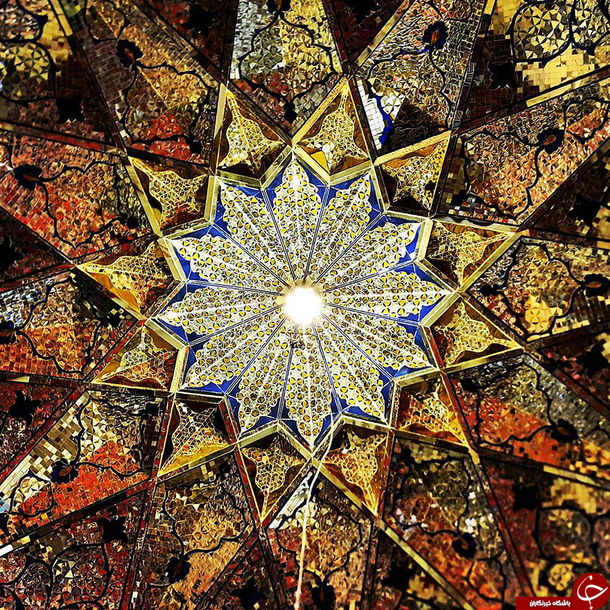 دیدن نقش نگار مساجد ایران هیپنوتیزم کننده است+تصاویر