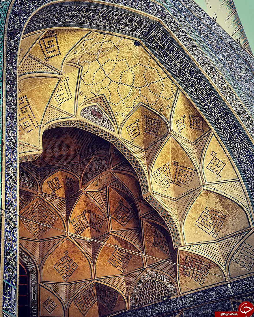 دیدن نقش نگار مساجد ایران هیپنوتیزم کننده است+تصاویر