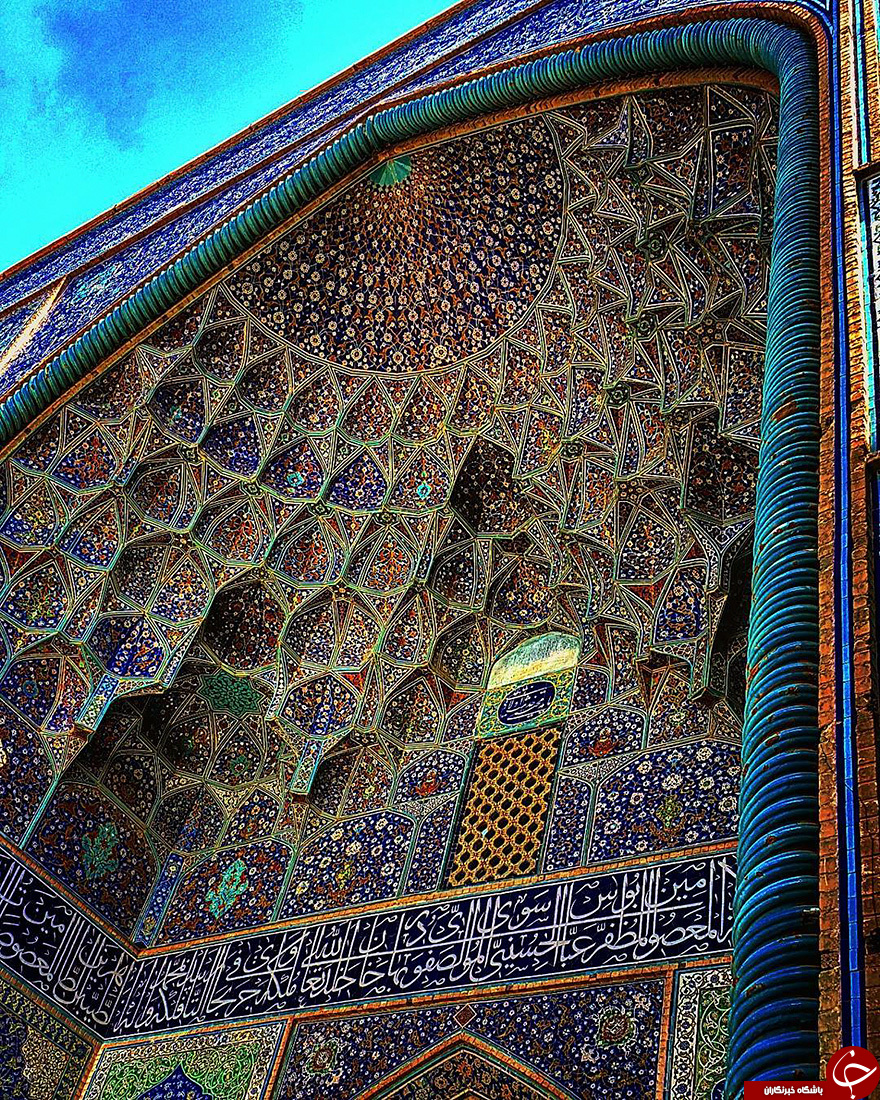 دیدن نقش نگار مساجد ایران هیپنوتیزم کننده است+تصاویر
