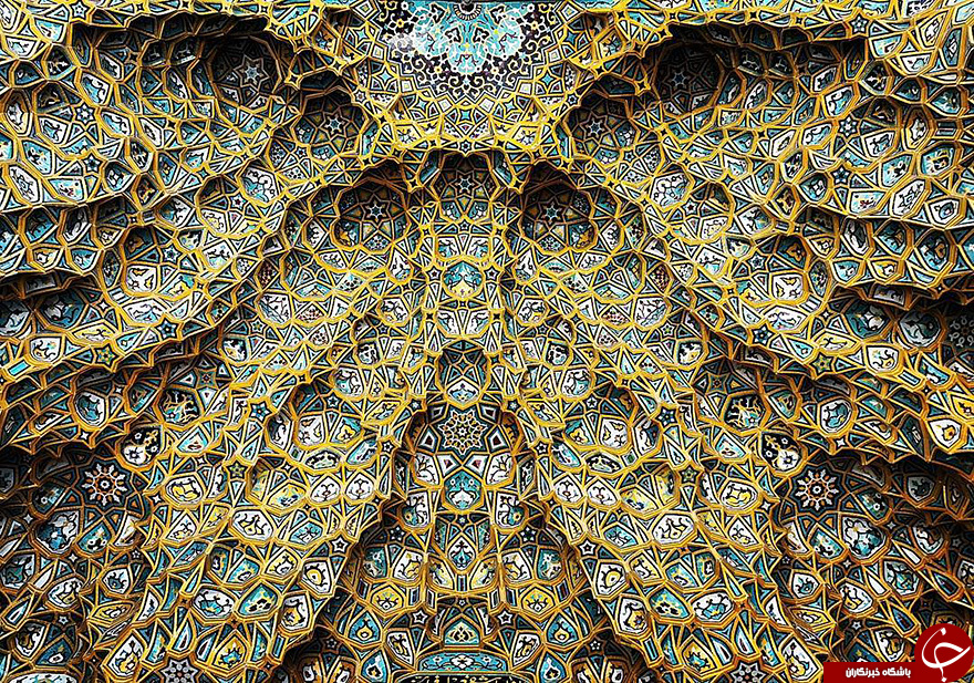 دیدن نقش نگار مساجد ایران هیپنوتیزم کننده است+تصاویر