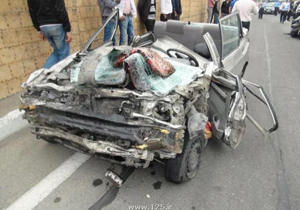 تصادف مرگبار در محور زنجان به کبودرآهنگ