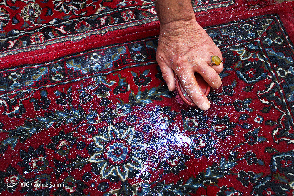 قالیشویی در منزل