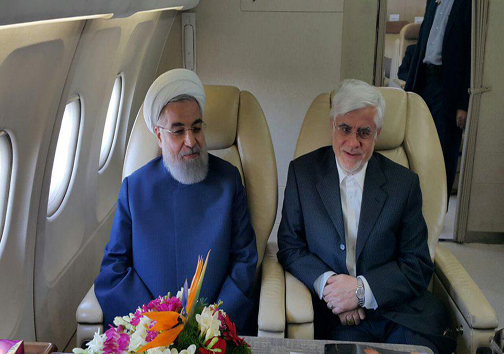سفر رییس جمهور به یزد با همراهی محمدرضا عارف+تصویر