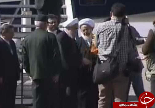 سفر رییس جمهور به یزد با همراهی محمدرضا عارف+تصویر