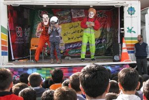 آشنایی کودکان گرگانی با فرهنگ ترافیک