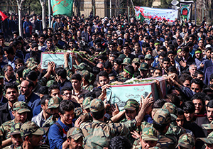 تشییع دو شهید گمنام در مشهد