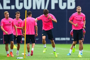 فیلم تمرین بارسایی ها
