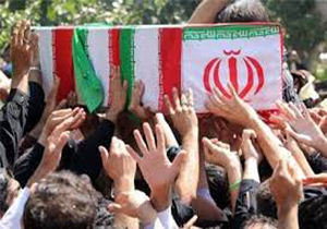 ورود پیکر پنج شهید گمنام به بیرجند