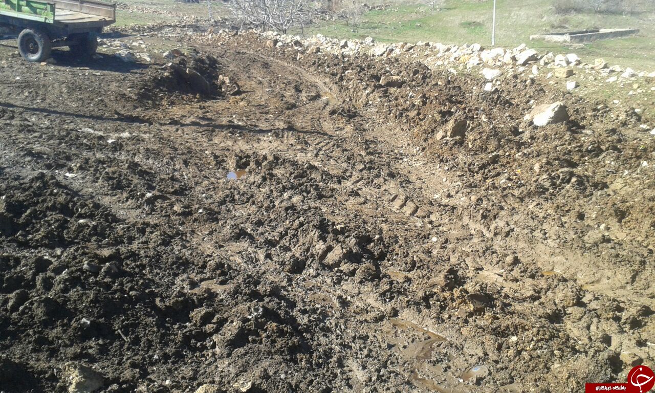 جاده روستای علی&zwnj;یعقوب علیا وضعیت اسفناکی دارد + تصاویر