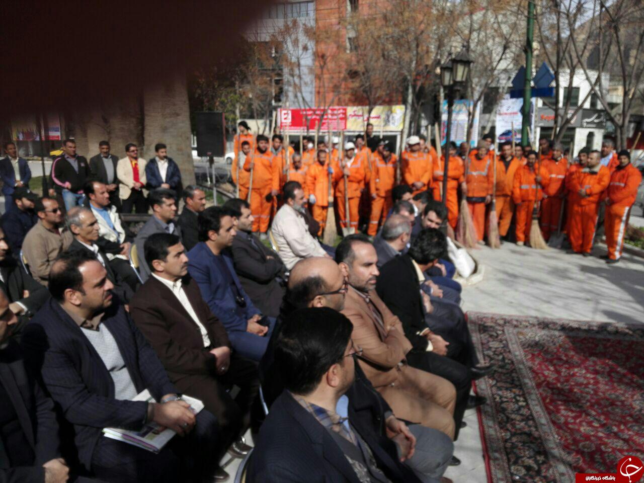 بی احترامی به رفتگران زحمتکش + تصاویر