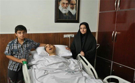 نشان شجاعت به سید نورخدا موسوی شهید زنده لرستانی