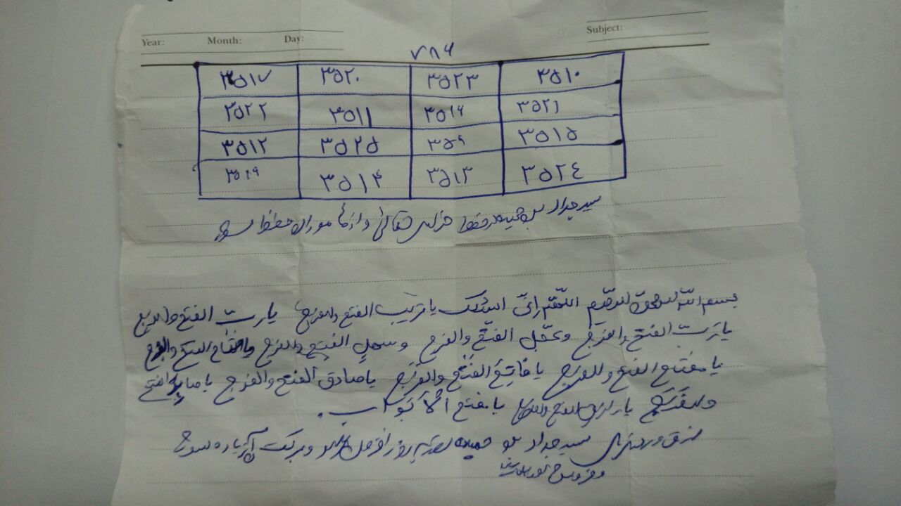 دعای حفظ افیون باطل شد
