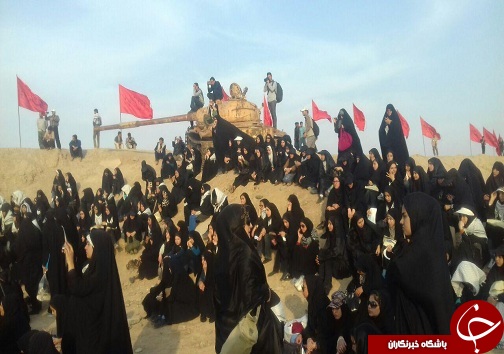کاروان راهیان نور دانشجویی اردبیل پای خاطرات شلمچه+تصویر