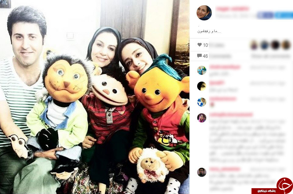 سلفی سنجد، چرا و پنگول در اینستاگرام نگار استخر