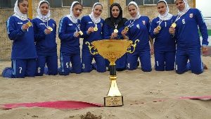 گلستان قهرمان کبدی ساحلی بانوان کشور