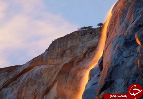 آبشار طلا در پارک ملی کالیفرنیا+تصاویر