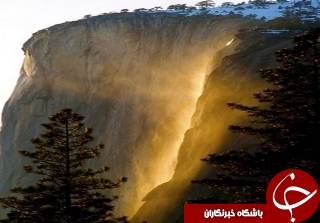 آبشار طلا در پارک ملی کالیفرنیا+تصاویر