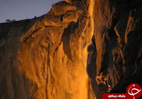 آبشار طلا در پارک ملی کالیفرنیا+تصاویر