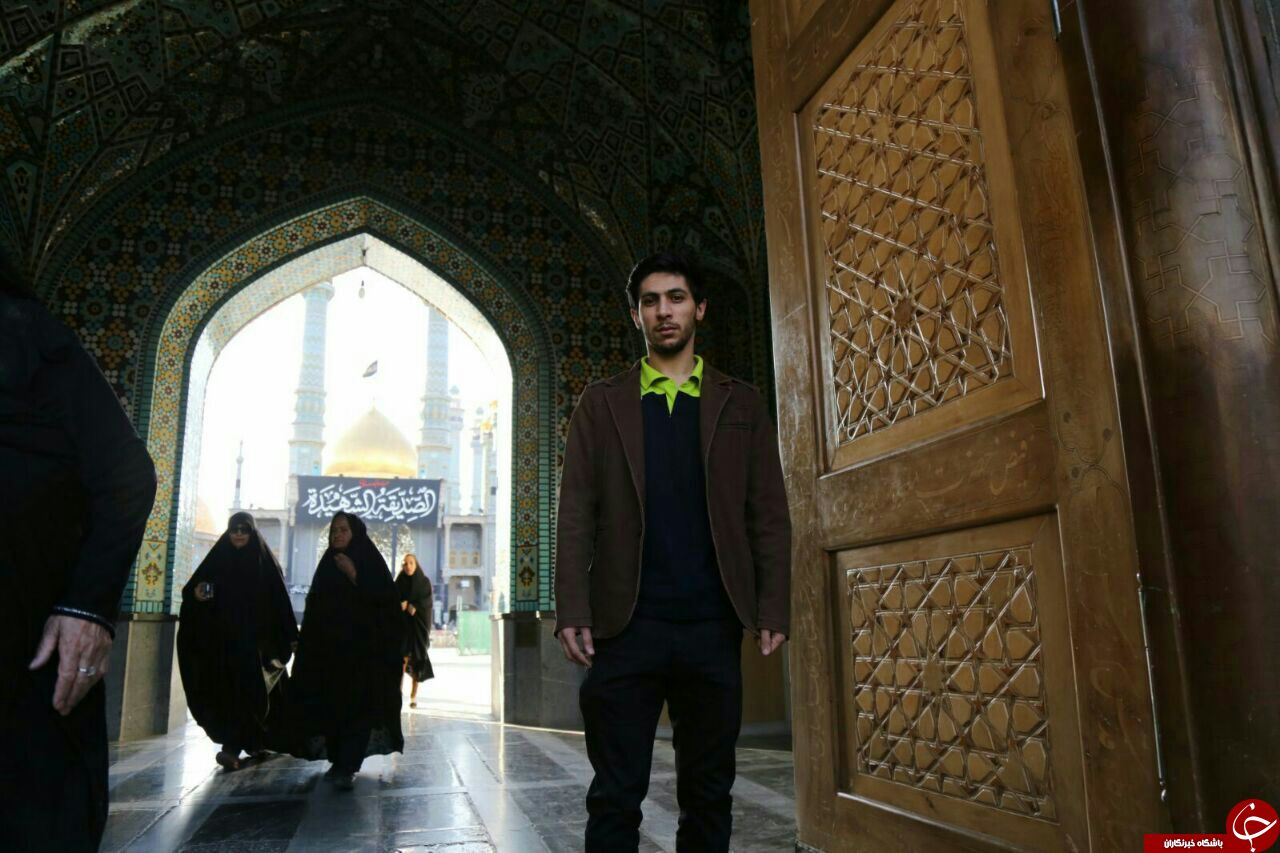 وفایی مدال قهرمانیش را به حضرت معصومه تقدیم کرد