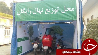 محل توزیع نهال یا پارکینگ موتور!! + عکس