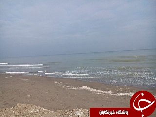 منظره زیبا از سواحل دریا خزر + عکس