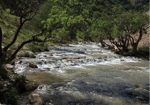 آبشاری در دامنه هشتادپهلوی لرستان
