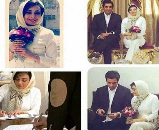 عکس های دیدنی از مراسم عقد یکتا ناصر و همسرش منوچهر هادی