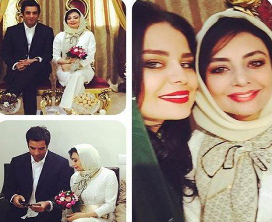 عکس های دیدنی از مراسم عقد یکتا ناصر و همسرش منوچهر هادی