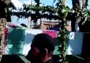 استقبال از شهدای گمنام روستای مزیدآباد + فیلم