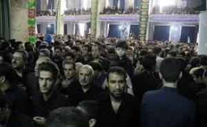 یزدحسینیه ایران در سوگ حضرت فاطمه زهرا (س)