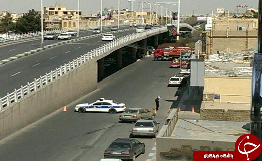آتش سوزی جان آتش نشان را گرفت