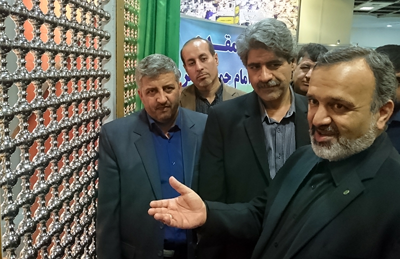 هنر هنرمندان خراسانی در پنجره فولاد حرم حضرت علي (ع) ماندگار شد