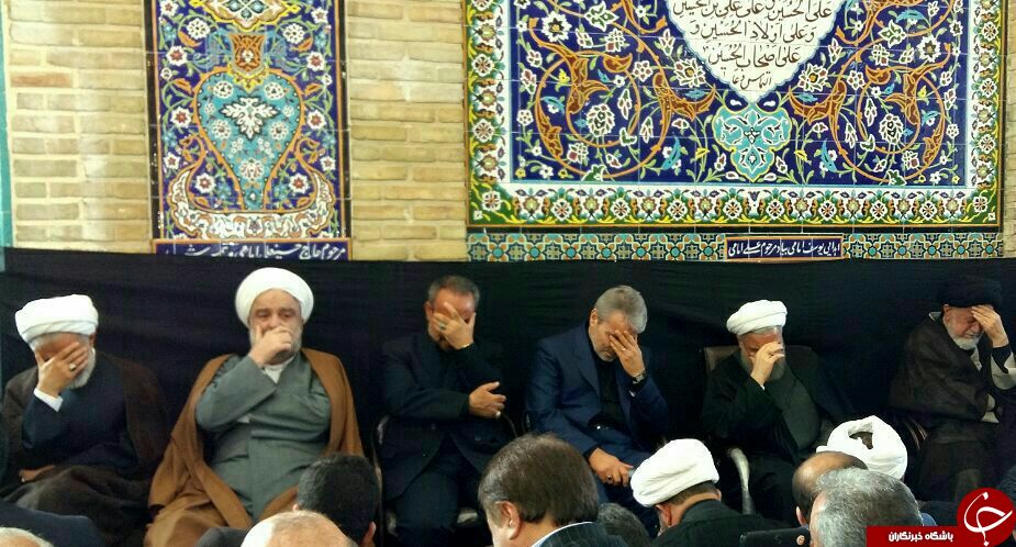 وزرا بر سر مزار والدین رئیس جمهور + تصاویر