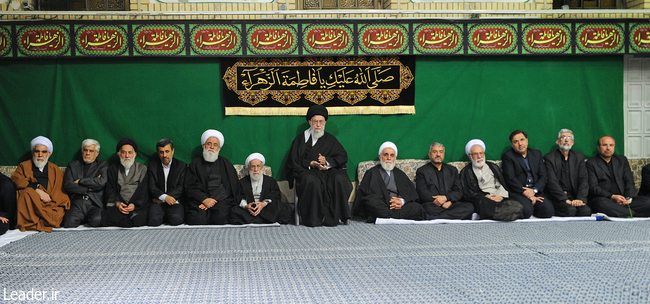 احمدی نژاد از مسجد مجد تا حسینیه امام خمینی (ره) + تصاویر