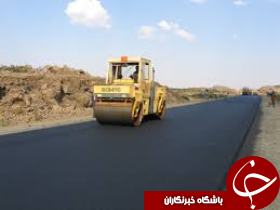جاده خروجی پل تمبی آسفالت می شود