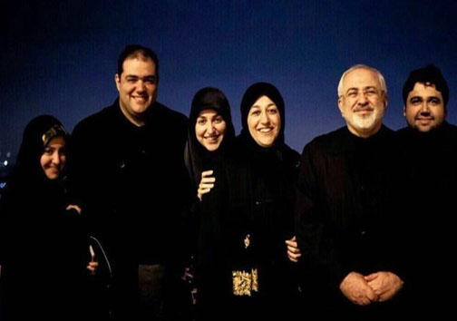 عکس/ خانواده محمدجواد ظریف در یک قاب