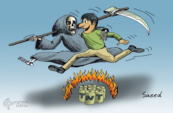 کاریکاتور چهارشنبه سوری
