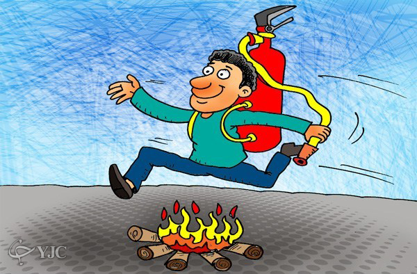 کاریکاتور چهارشنبه سوری