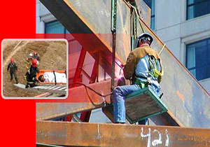 کارگران ساختمانی نیمی از فوتی های حوادث ناشی از کار
